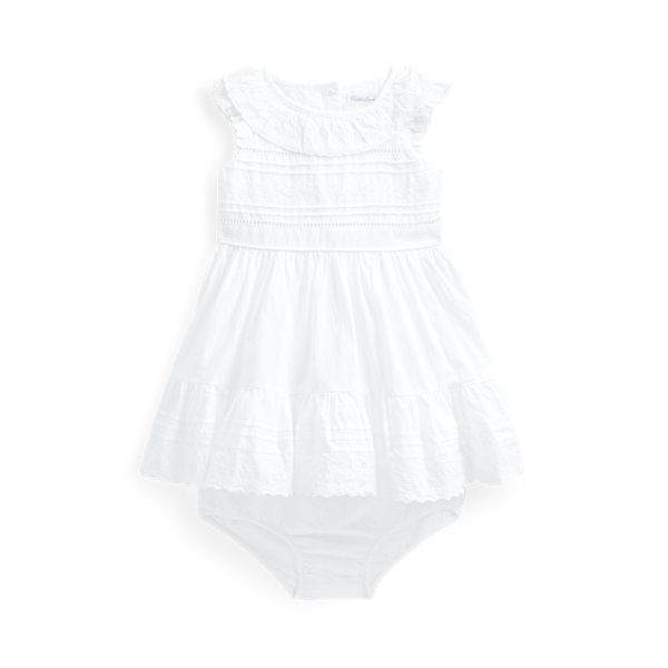 Robe et bloomer en batiste Baby Girl en 1