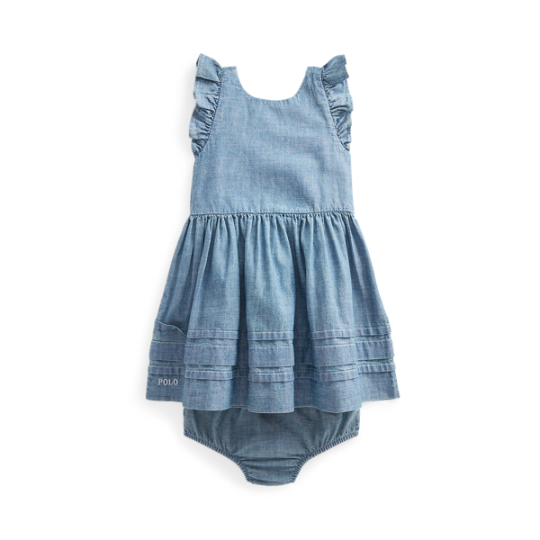 Ruffled Dress &amp; Bloomer Baby Girl 1