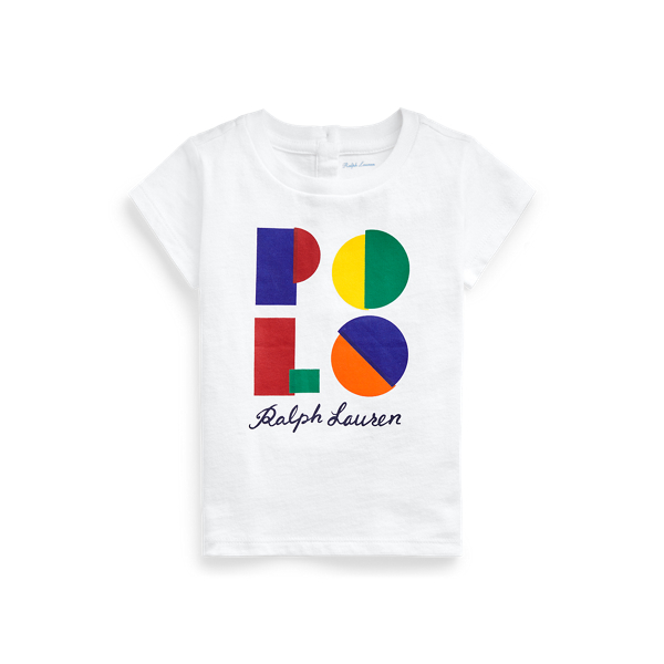 T-shirt logo en jersey de coton Baby Girl en 1