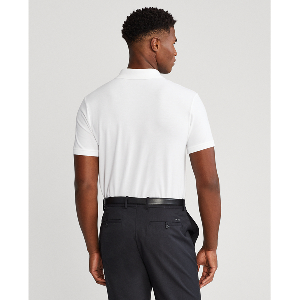 White Custom Slim Fit Polo Bear Polo Shirt Polo Golf 4