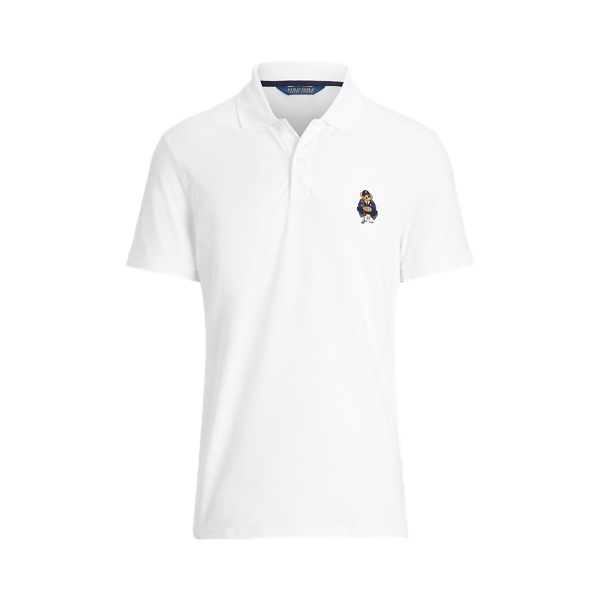 White Custom Slim Fit Polo Bear Polo Shirt Polo Golf 2