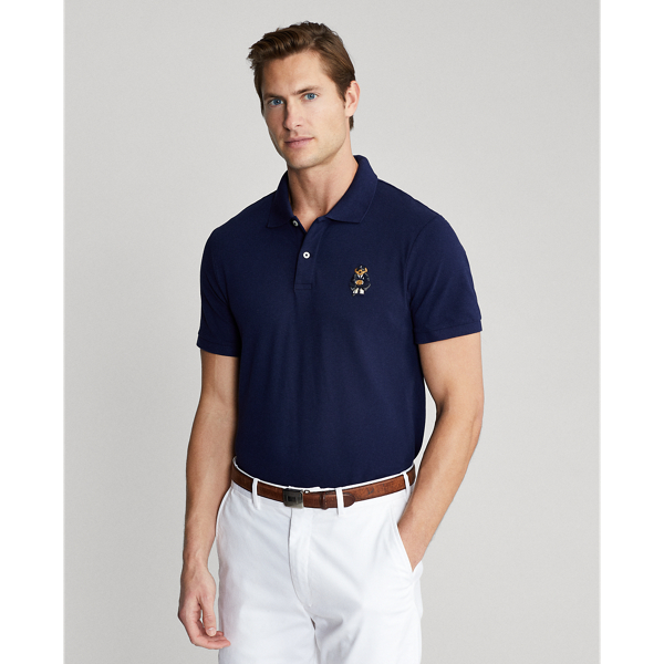 Refined Navy Custom Slim Fit Polo Bear Polo Shirt Polo Golf 1