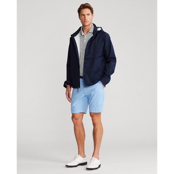 Refined Navy Water-Repellent Hooded Jacket RLX 4