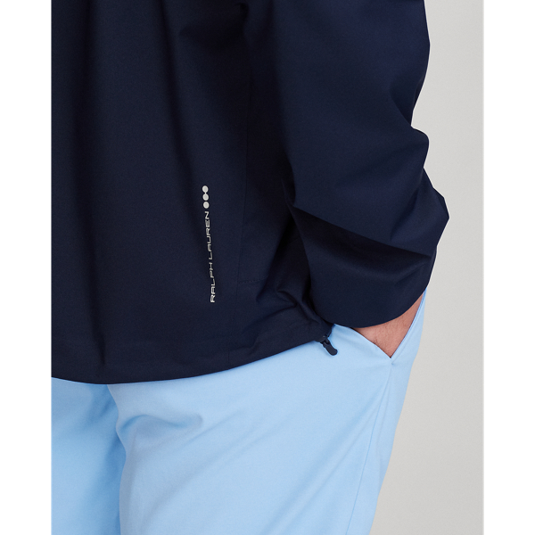 Refined Navy Water-Repellent Hooded Jacket RLX 6