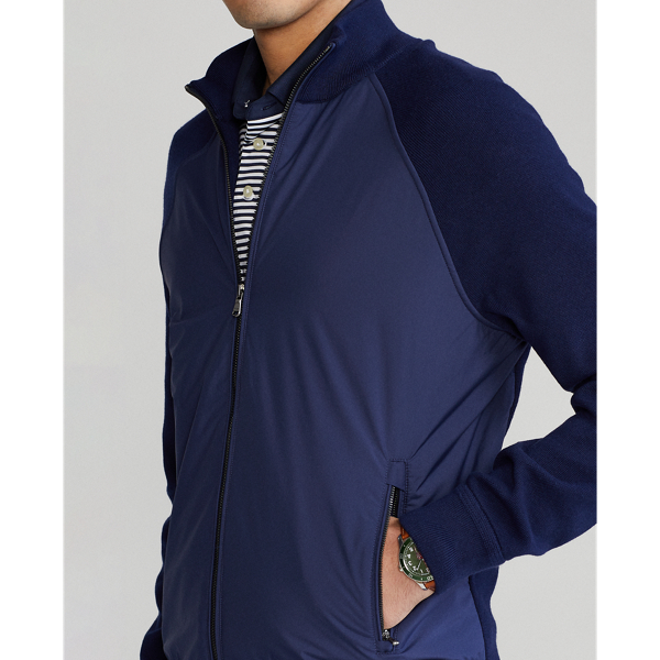 Graphic Navy Hybrid Full-Zip Jumper RLX Golf 5
