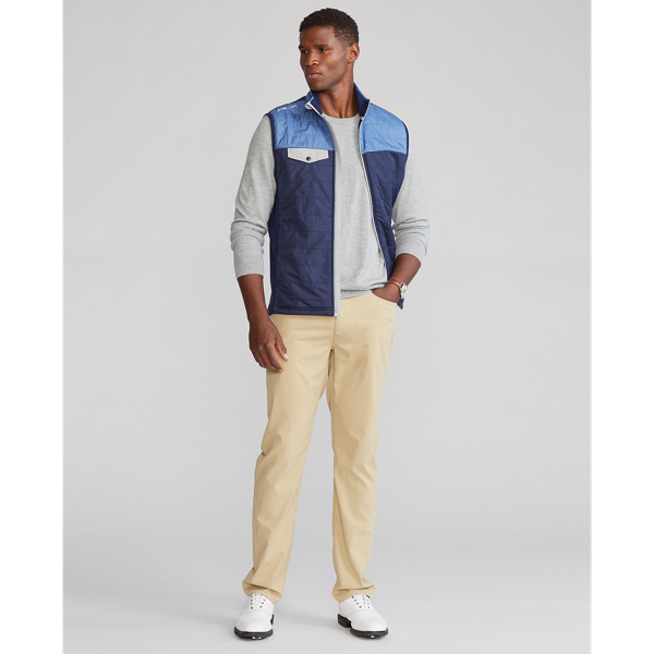 Bastille Blue/Navy Colour-Blocked Hybrid Gilet RLX 4