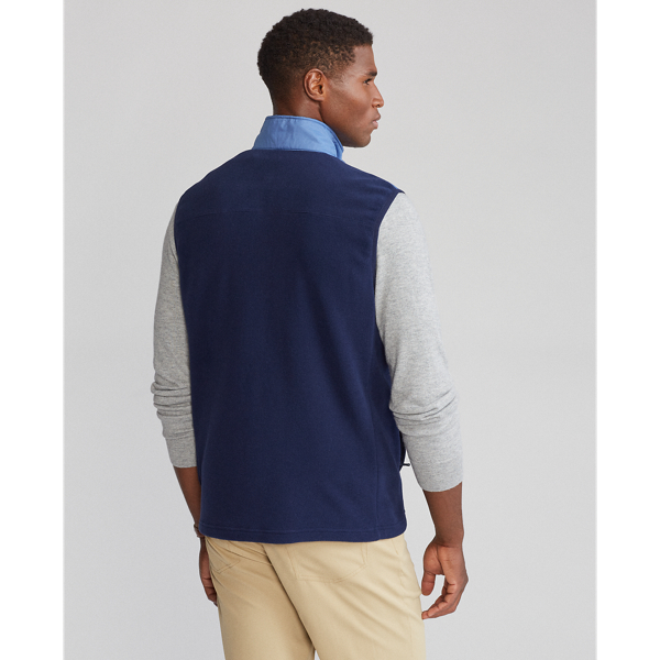 Bastille Blue/Navy Colour-Blocked Hybrid Gilet RLX 5