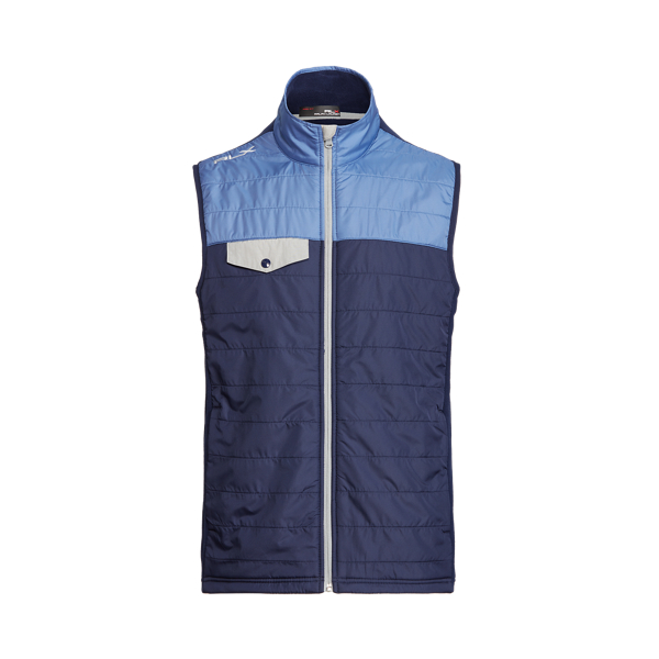 Bastille Blue/Navy Colour-Blocked Hybrid Gilet RLX 2