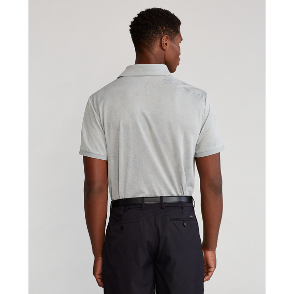 Light Grey Heather Camo Custom Slim Fit Performance Polo RLX 4