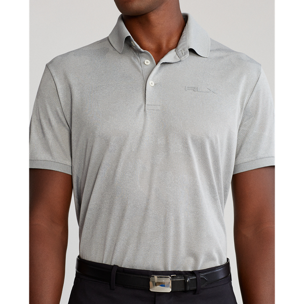 Light Grey Heather Camo Custom Slim Fit Performance Polo RLX 5
