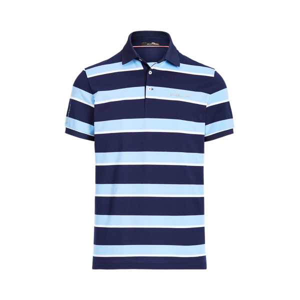 Polo Performance Custom Slim-Fit RLX in Refined Navy Multi 2