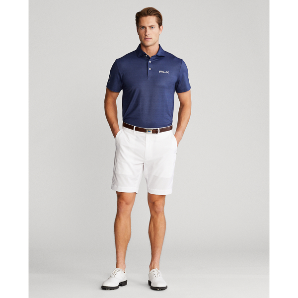 Custom slim fit performance poloshirt RLX in Refined Navy Deco 4