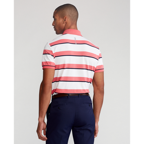 Aangepast slim fit Tech Pique Polo shirt RLX in Sunset Rose Multi 4