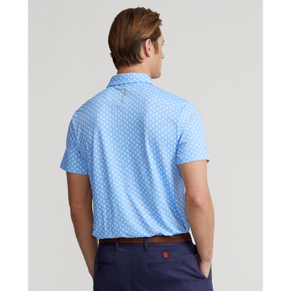 Polo Performance coupe ajust&eacute;e RLX Golf en R&ecirc;ve tropical bleu lagon 4