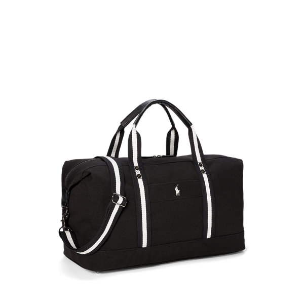 Black Striped-Trim Golf Duffel Polo Golf 2