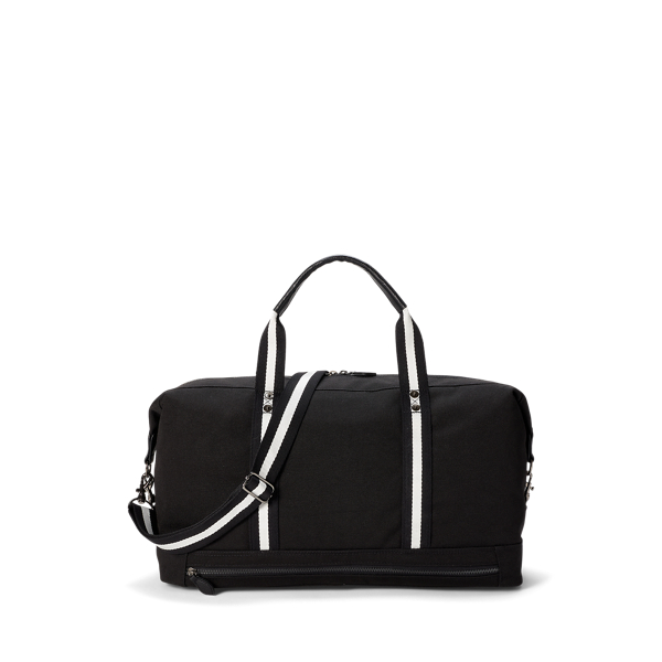 Black Striped-Trim Golf Duffel Polo Golf 3