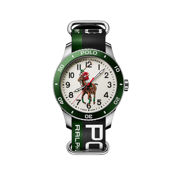 Leather Sport Watch Strap for Men Ralph Lauren UK