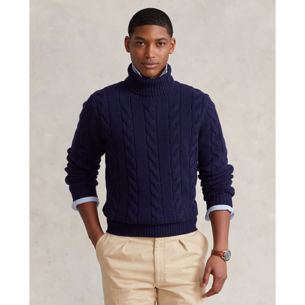 Cable-Knit Wool-Cashmere Sweater