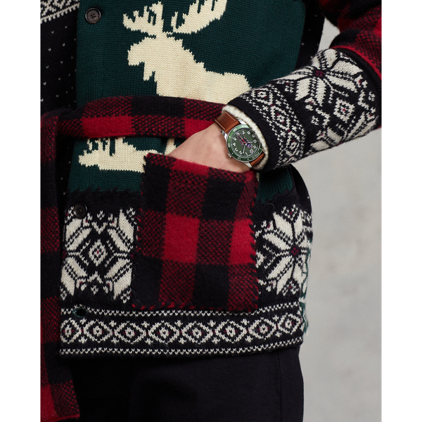 Cardigan patchwork en laine Polo Ralph Lauren en Multi 6