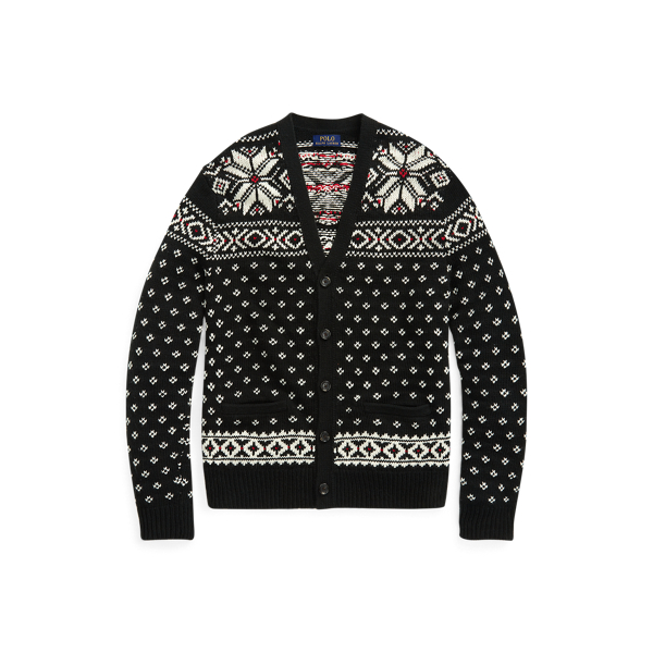 Strickjacke aus Baumwolle und Kaschmir Polo Ralph Lauren in Schwarz multi 2