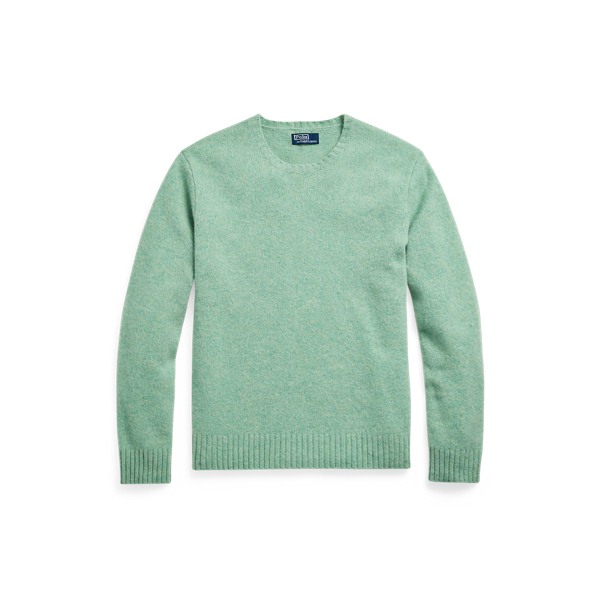 Suede-Patch Wool-Cashmere Jumper | Ralph Lauren UK