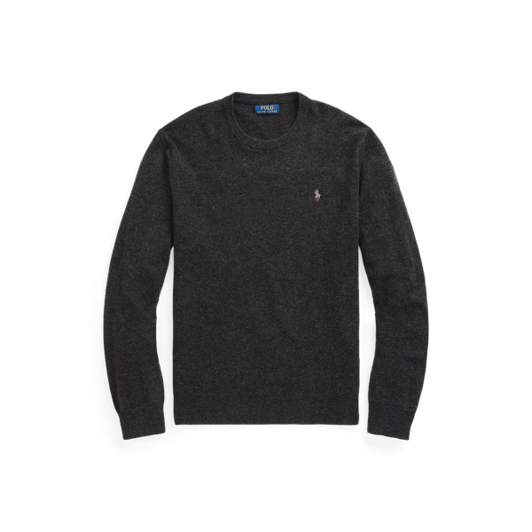 Only Granite Heather Washable Cashmere Crewneck Sweater Polo Ralph Lauren 2