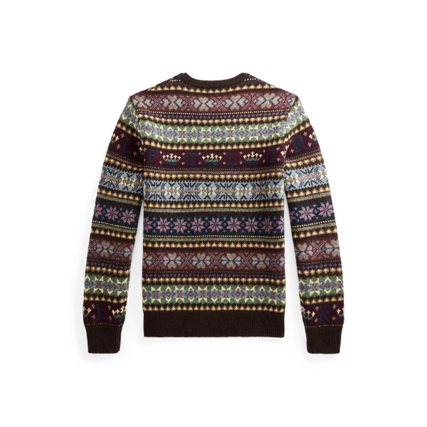 Fair-Isle-Pullover aus Woll-Kaschmirmix Polo Ralph Lauren in Dunkelbraun multi 4