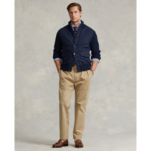 Indigo Wool Cardigan Polo Ralph Lauren 4