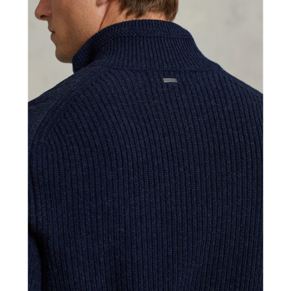 Indigo Wool Cardigan Polo Ralph Lauren 6