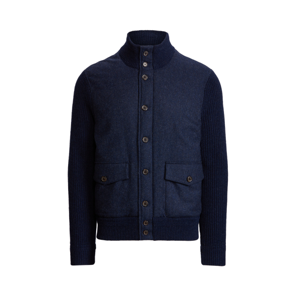 Indigo Wool Cardigan Polo Ralph Lauren 2