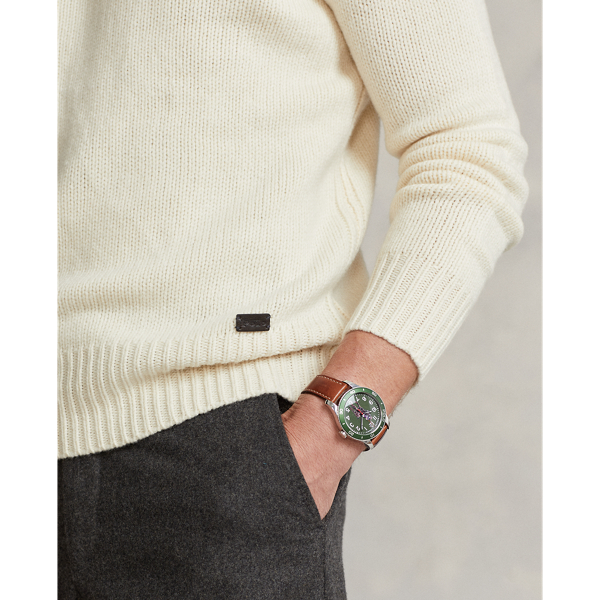 Andover Cream Wool-Cashmere Turtleneck Sweater Polo Ralph Lauren 6