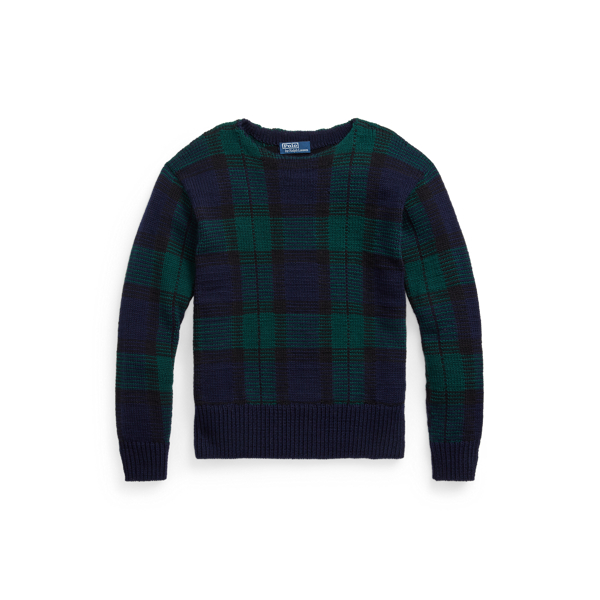Tartan wollen trui Polo Ralph Lauren in 1