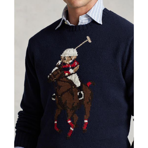 Polo Ralph Lauren 폴로 베어 & 빅 포니 스웨터 네이비 6