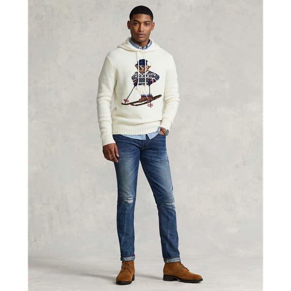 Cream Ski Polo Bear Hooded Jumper Polo Ralph Lauren 4