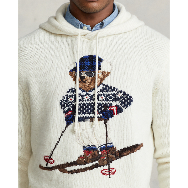 Cream Ski Polo Bear Hooded Jumper Polo Ralph Lauren 6