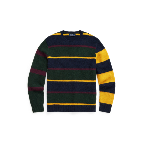 Patchwork Striped Wool Jumper Polo Ralph Lauren 1