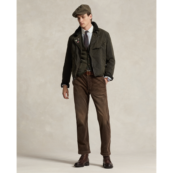 Straight Fit Stretch Corduroy Trouser