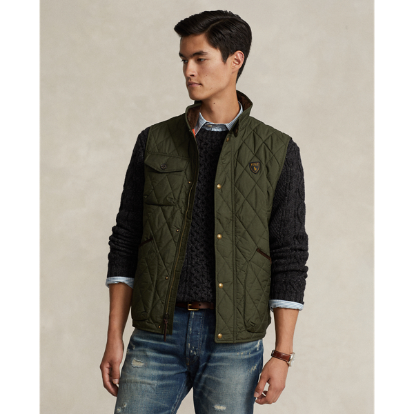 Ralph lauren mens quilted vest best sale