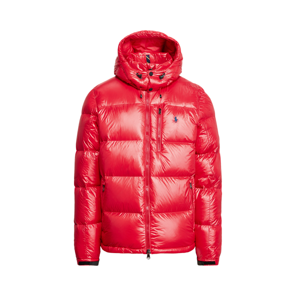 Polo ralph lauren striped down jacket online