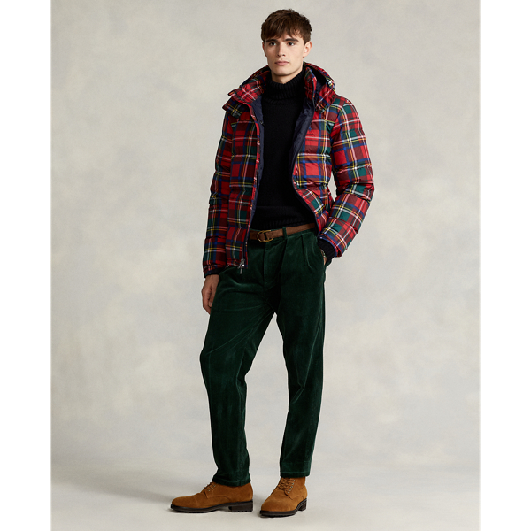 Heritage Stewart Plaid Water-Repellent Down Jacket Polo Ralph Lauren 4
