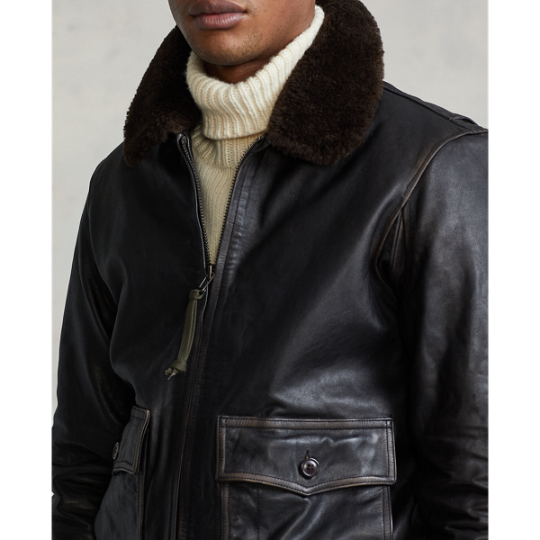 Antique Brown The Iconic Bomber Jacket Polo Ralph Lauren 6