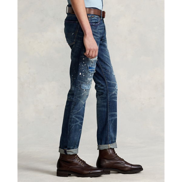 Wellwood Varick Slim Straight Distressed Jean Polo Ralph Lauren 4