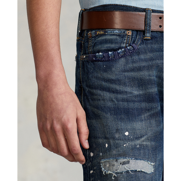 Wellwood Varick Slim Straight Distressed Jean Polo Ralph Lauren 6