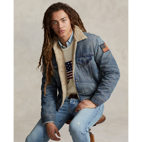 Fleece Lined Trucker Jacket Ralph Lauren