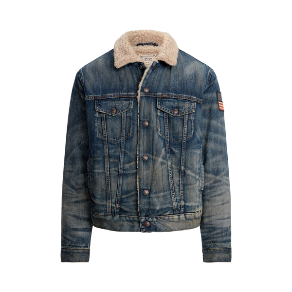 Ralph lauren bomber leather jacket best sale