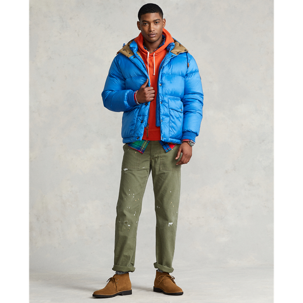 Blue Saturn Water-Repellent Down Jacket Polo Ralph Lauren 4