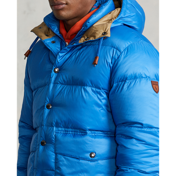 Blue Saturn Water-Repellent Down Jacket Polo Ralph Lauren 6