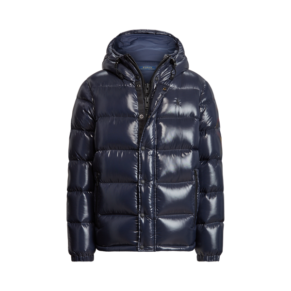 Polo Ralph cheapest Lauren Mens Blue puffer jacket