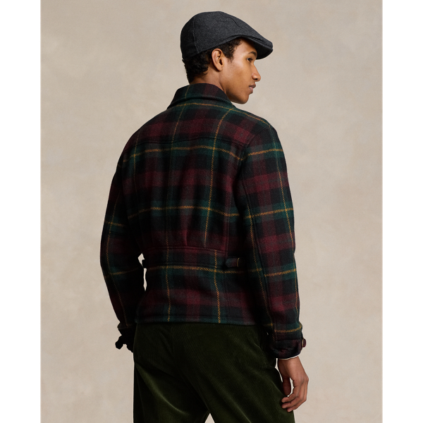 Plaid Tweed Newsboy Jacket