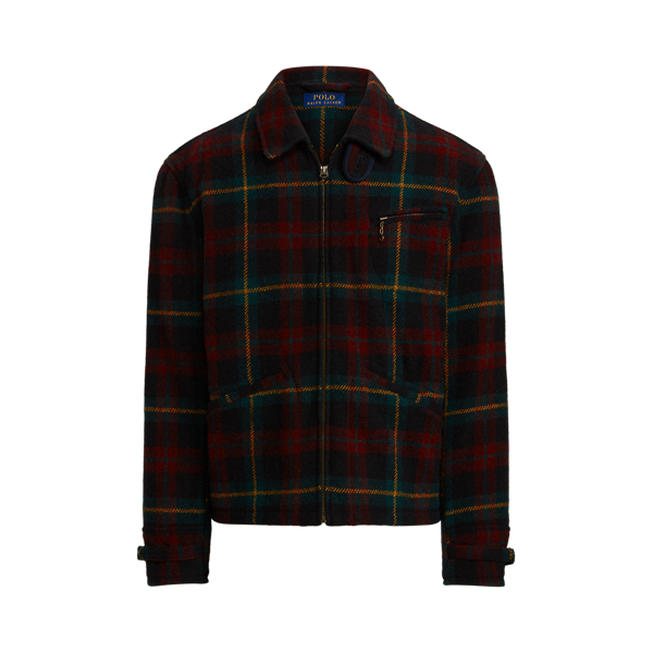 Plaid Wool Twill Jacket